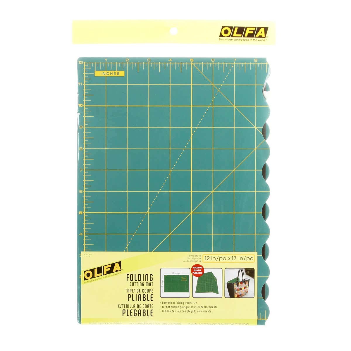 OLFA Folding Cutting Mat 12in x 17in