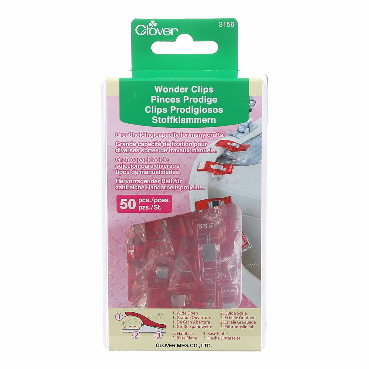 Clover Wonder Clips 50ct