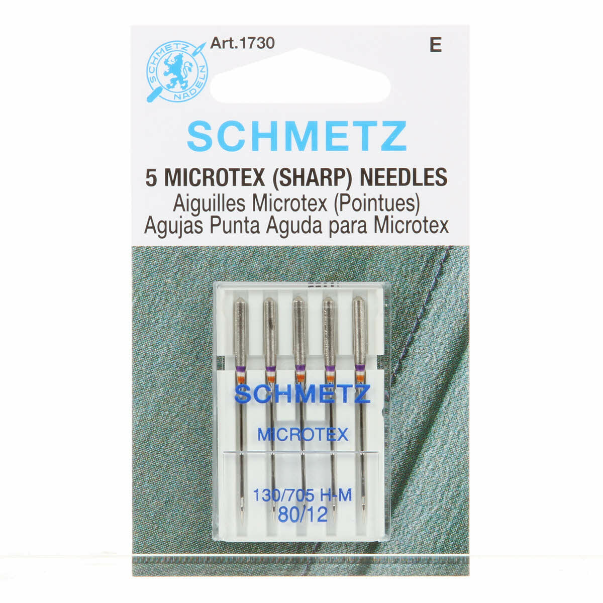 Schmetz Sharp / Microtex Machine Needle Size 80/12