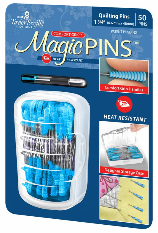 Taylor Seville Magic Quilting Pins 50pc