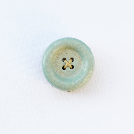 Magnetic Button of Shigaraki Ware - Sage Green