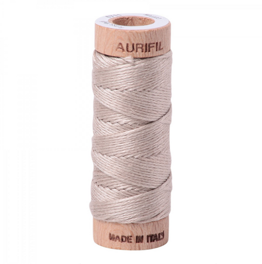 Aurifil Floss Cotton 6-Strand - Solid Cream Pewter