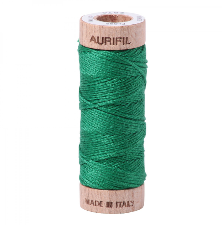 Aurifil Floss Cotton 6-Strand - Solid Green