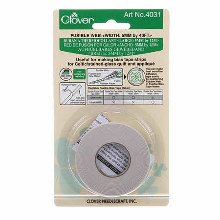 Clover Fusible Bias Tape Web 5mm