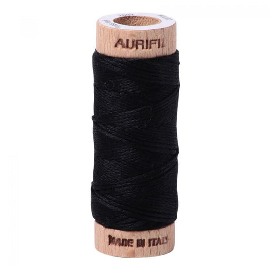 Aurifil Floss Cotton 6-Strand - Solid Black