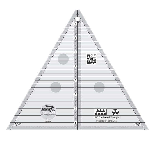 Creative Grids® 60 Degree Triangle 8" Finished