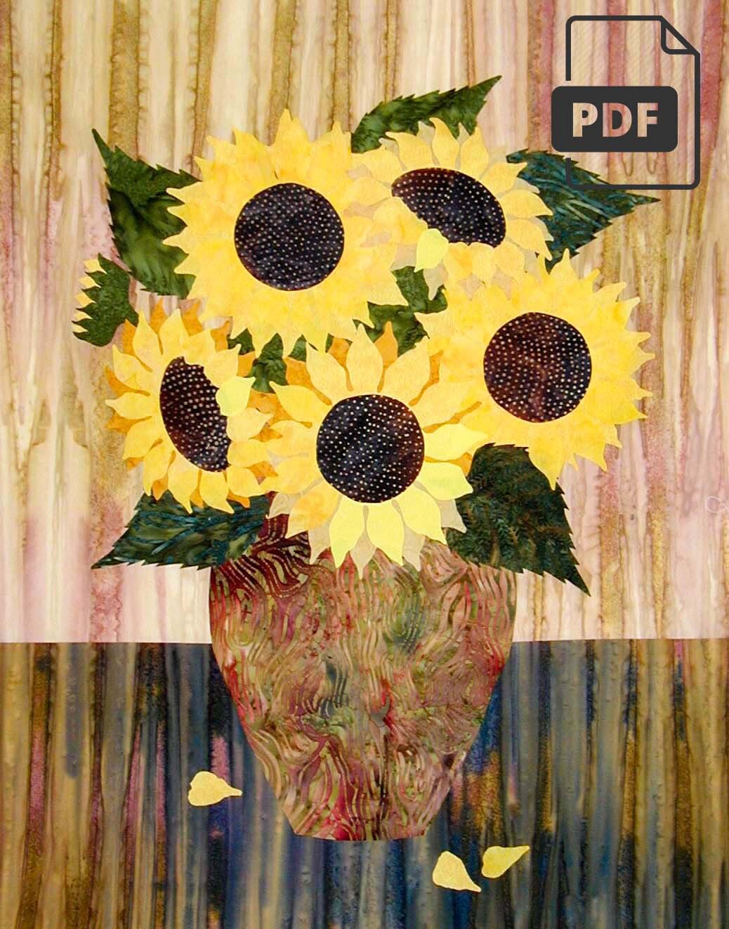 Sunflowers PDF Pattern (download)