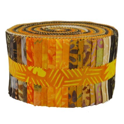 Java Batik Jelly Roll - Apricot