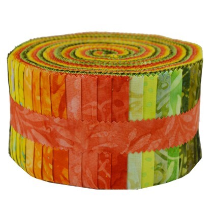 Java Batik Jelly Roll - Citrus