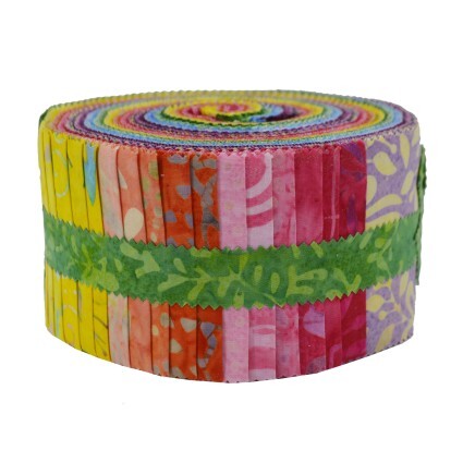 Java Batik Jelly Roll - Passion Fruit