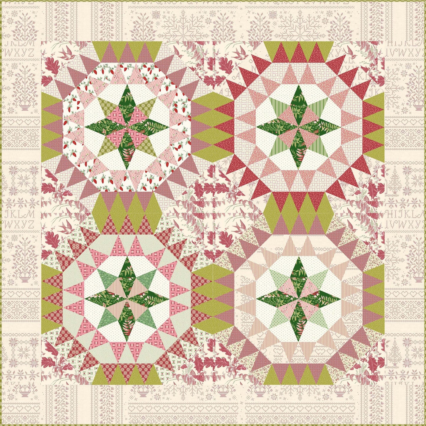 Noel Star Fabric Kit