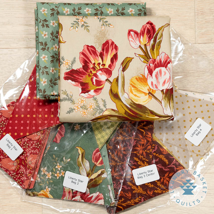 Liberty Star - Lady Tulip PRE-CUT Fabric Kit