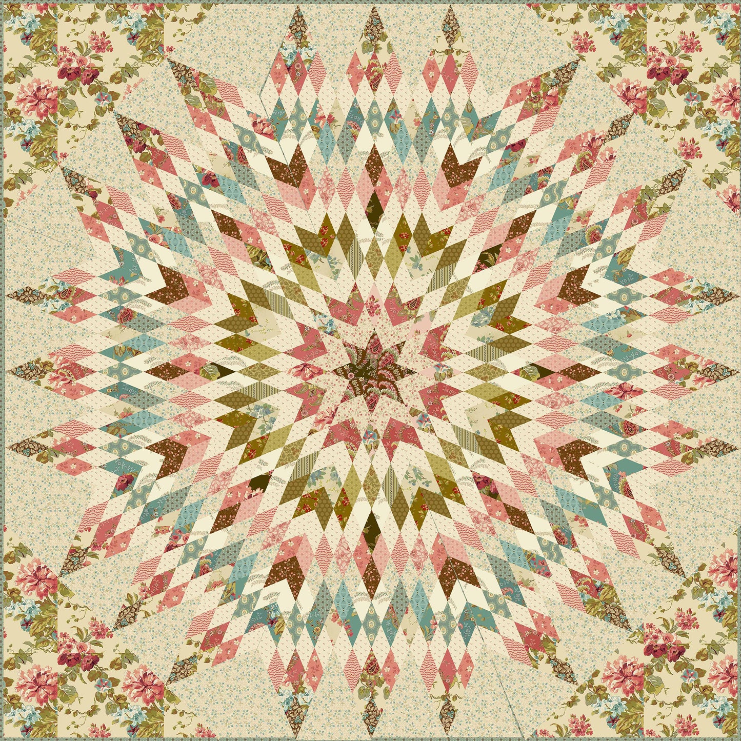 Amaryllis - Primrose Fabric Kit