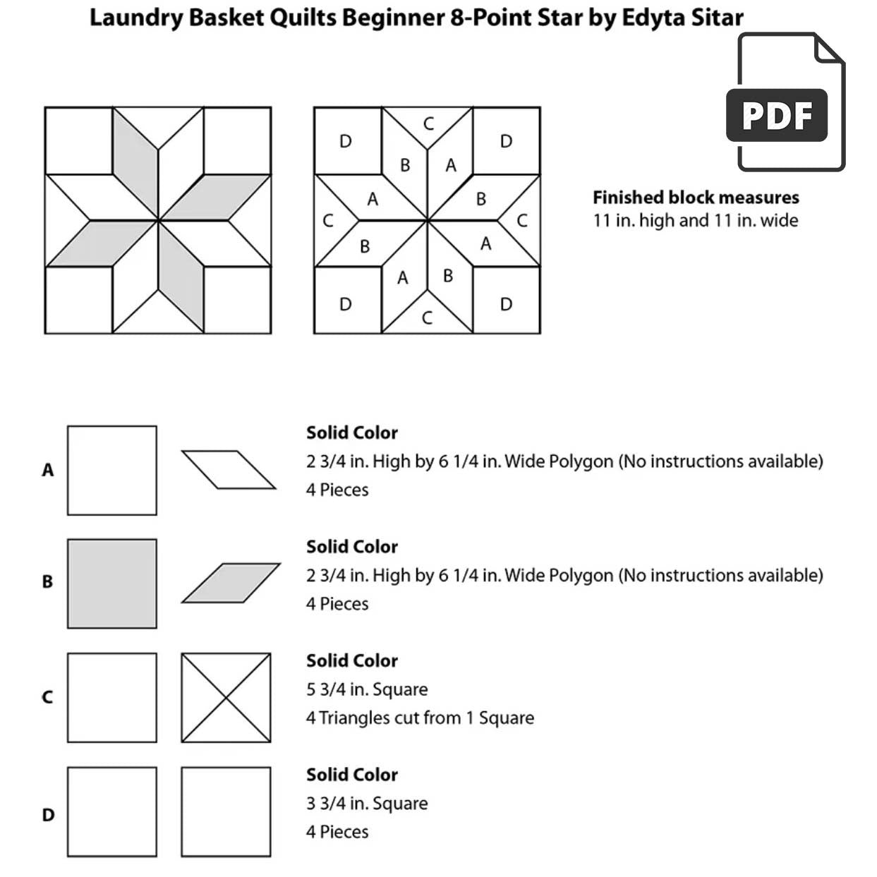 Beginner Eight-Point Star Guide PDF (free download)