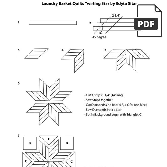 Intermediate Eight-Point Star Guide PDF (free download)