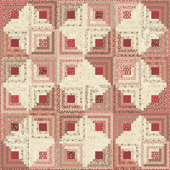 Quilter's Cabin - Cocoa Pink