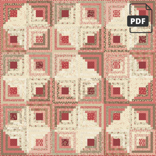 Quilter's Cabin - Cocoa Pink PDF (download)