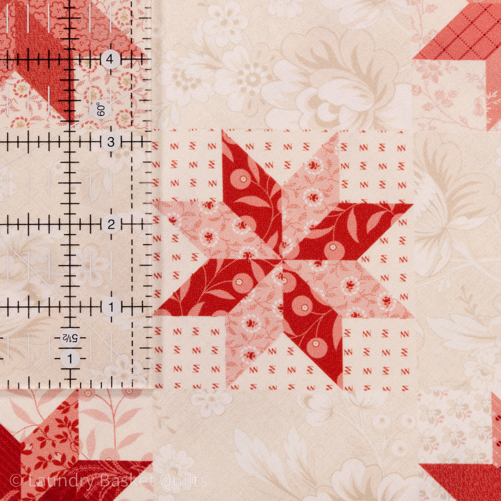 North Star Prints - 1 yard RED