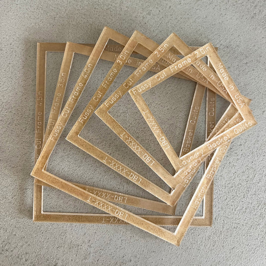 Fussy Cut Squares - Templates