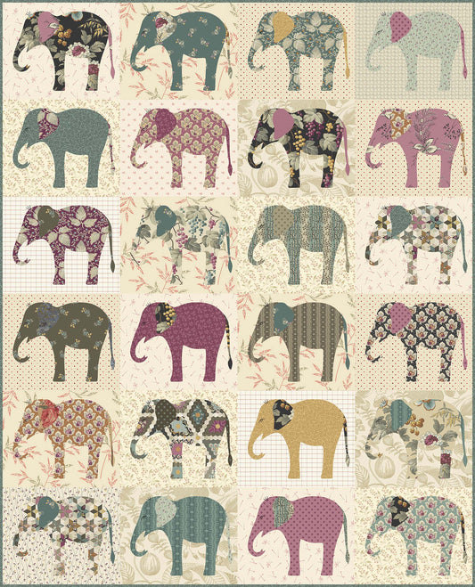 Elephants Fabric Kit