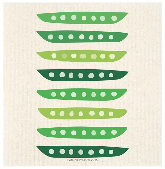 Peas Swedish Dishcloth