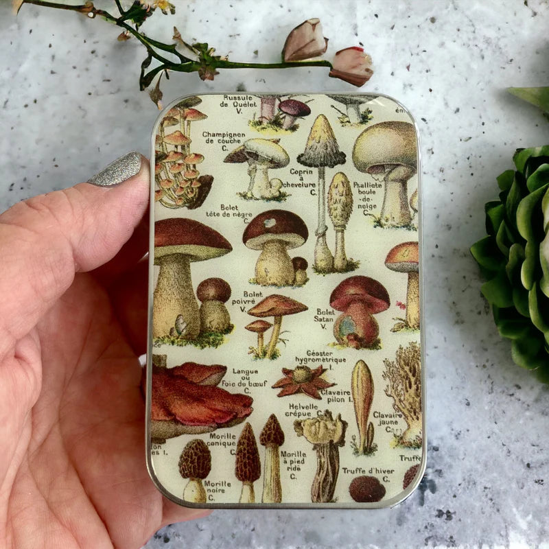 Mushroom Storage Tin - Large