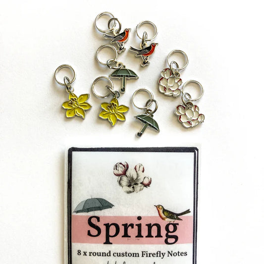 Spring Stitch Markers For Knitting