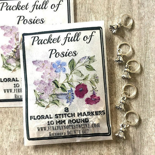 Pocket of Posies, Flower Stitch Marker Pack