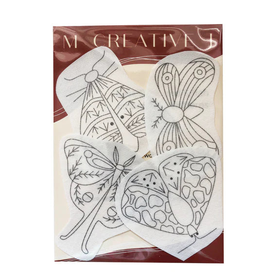 Moths - Peel Stick and Stitch Hand Embroidery Patterns