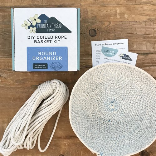 Round Organizer Bowl - Coiled Rope DIY Kit