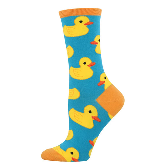 Rubber Ducky Socks - Turquoise