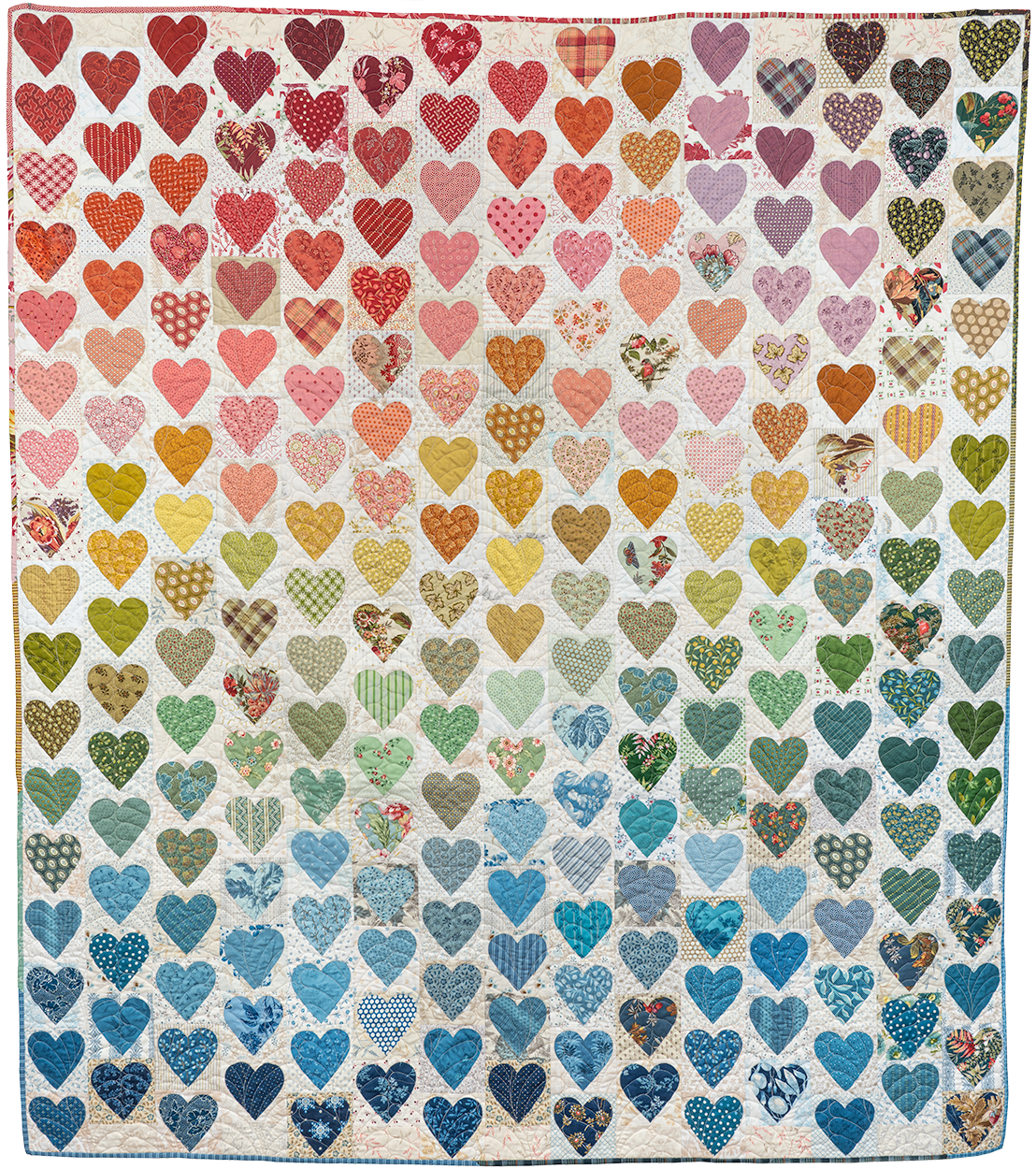 Hearts, Content Fabric Kit