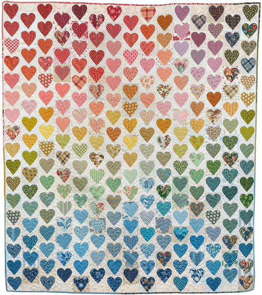 Hearts, Content Fabric Kit