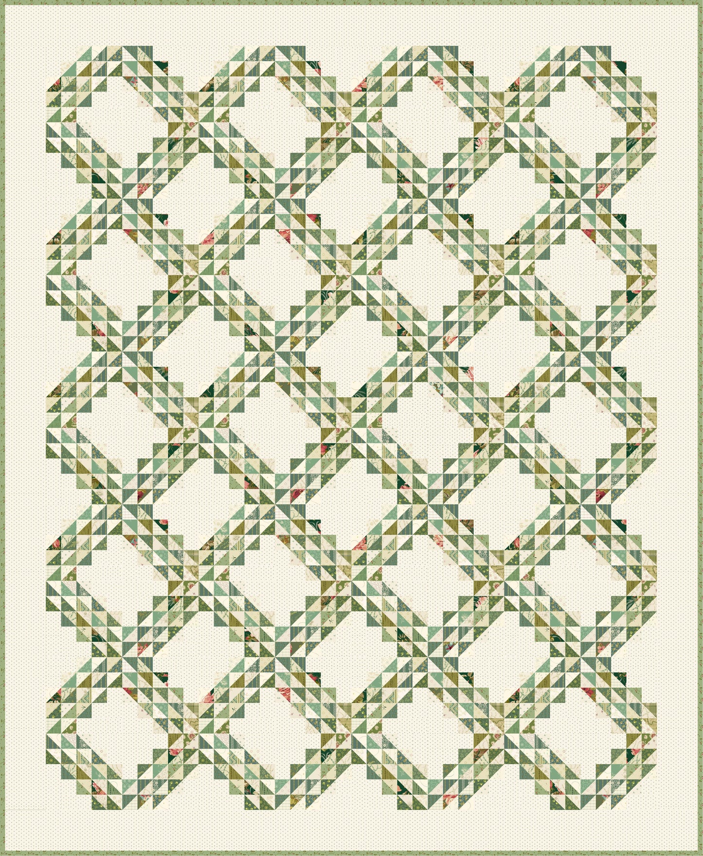 Ocean Wave Fabric Kit - Green