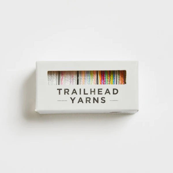 Trailhead Yarns - Tencel Thread Acorn Cache - Rainbow