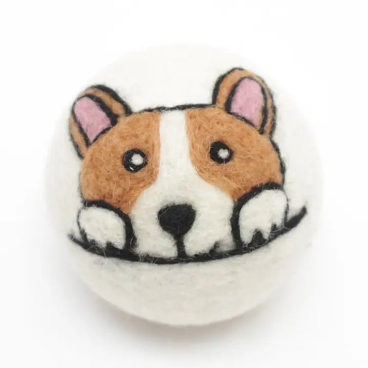 Wool Dryer Ball - Corgi