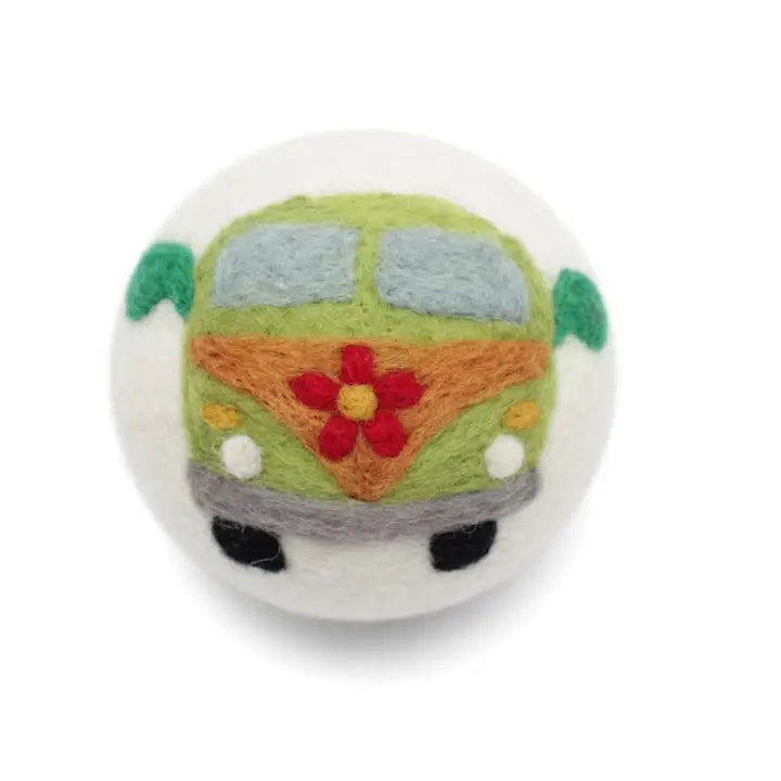 Wool Dryer Ball - Hippie Bus