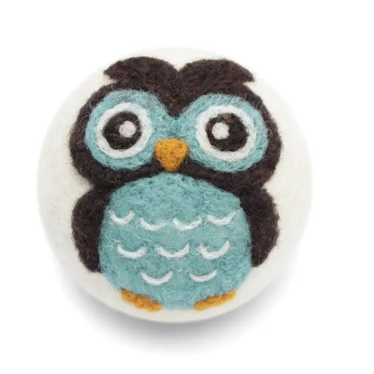 Wool Dryer Ball - Blue Owl