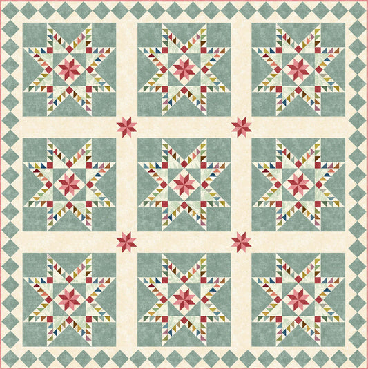 Heritage Feathered Star Fabric Kit