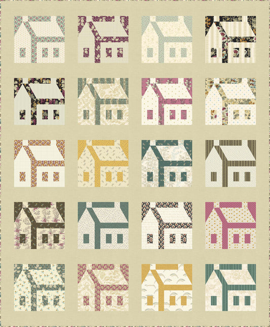 Tailor Shop Village PRE-CUT Fabric Kit