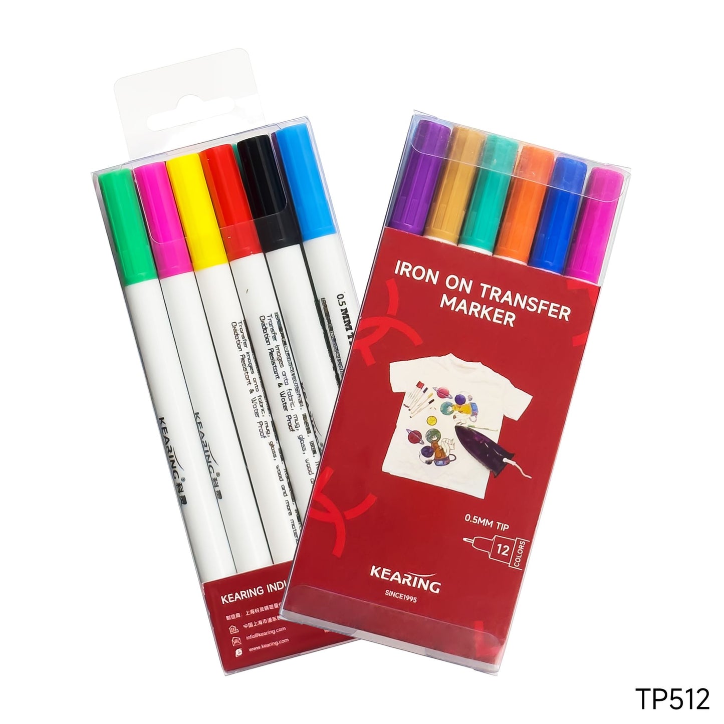 IRON-ON DIY Sublimation Marker 12 colors - 0.5mm