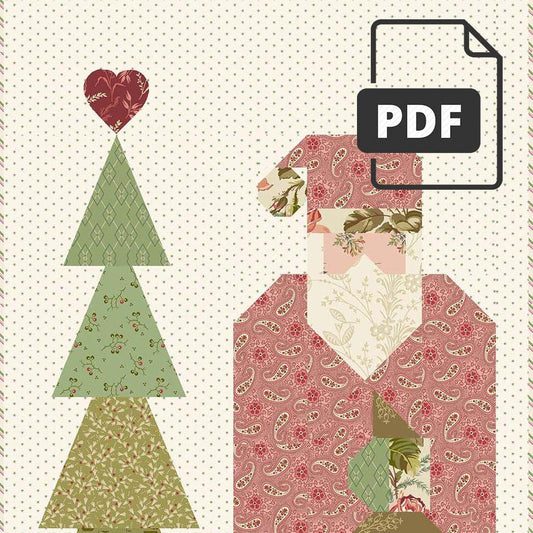 Santa Claus Table Runner PDF (download)