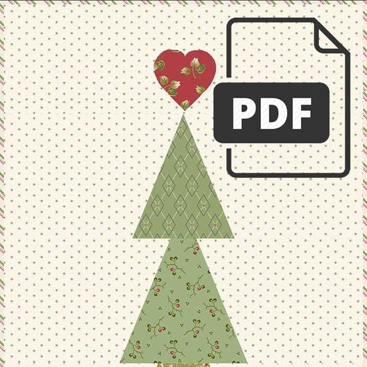 Holiday Spruce Table Runner PDF (download)