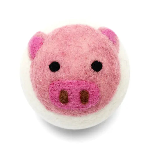 Wool Dryer Ball - Pig