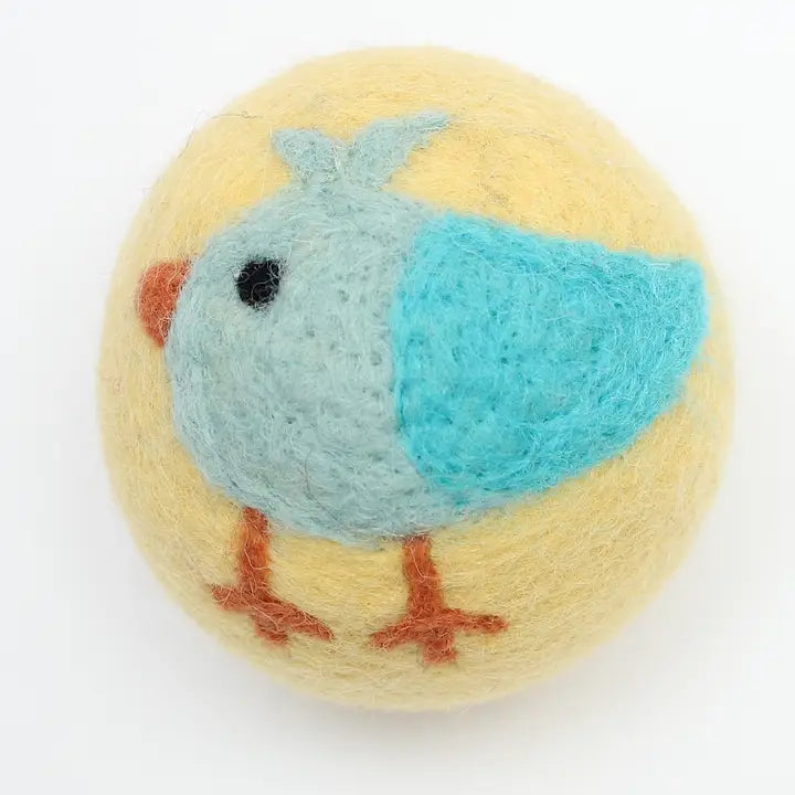 Wool Dryer Ball - Blue Bird