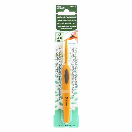 Clover Soft Touch Crochet Hook Size 4.0 mm